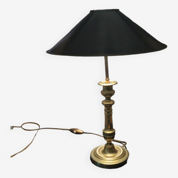 Lampe bougeoir laiton style empire