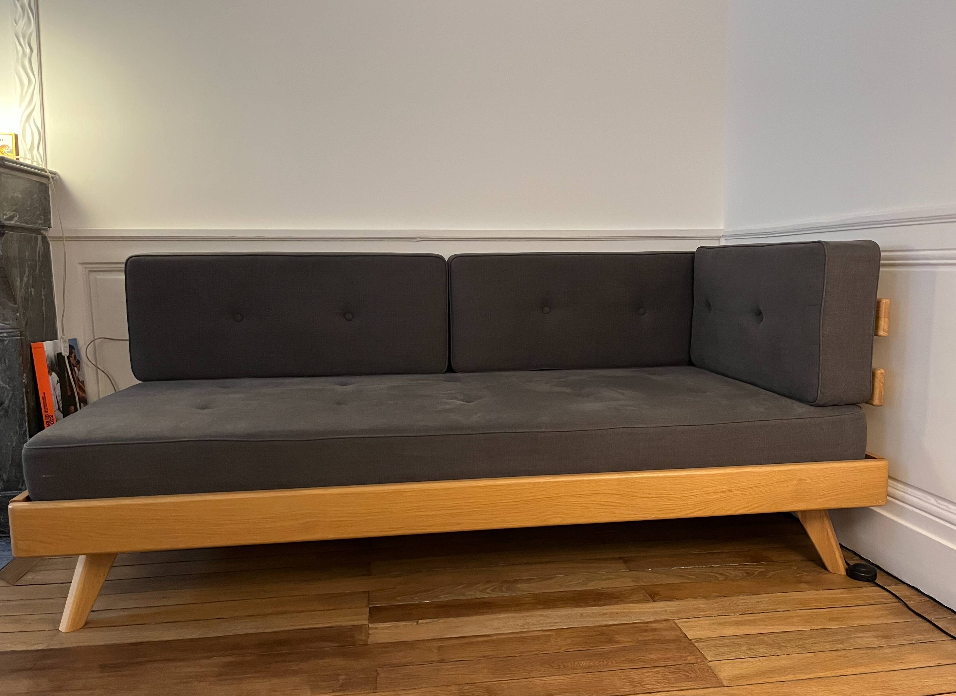 canapé scandinave méridienne