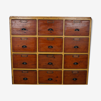 Pine workshop cabinet circa 1930s