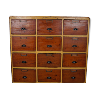 Pine workshop cabinet circa 1930s