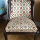 Pair of gooseneck gondola chairs