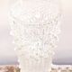 Brutalist crystal vase 1970
