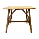 Table basse en rotin vintage