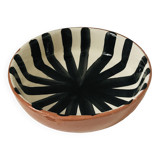 Morocco striped ceramic bowl