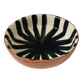 Morocco striped ceramic bowl