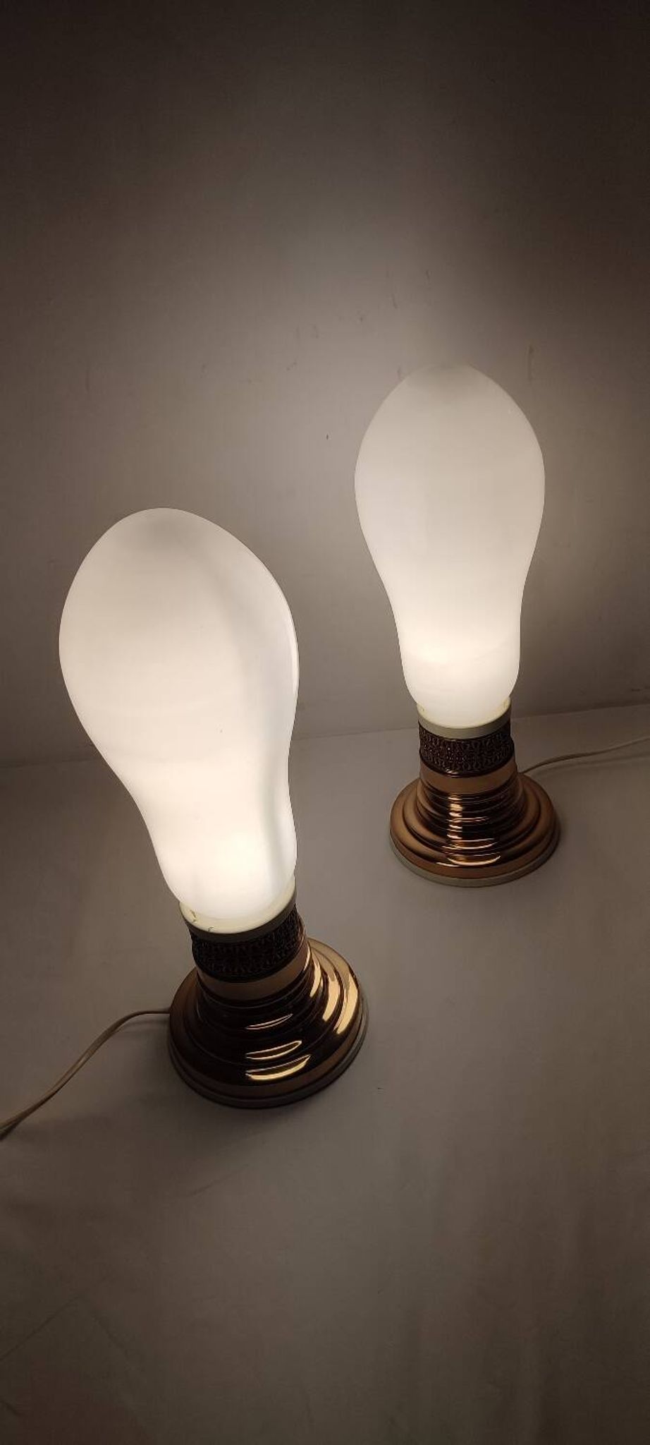 Paire de lampes de table. Espagne, années 1960.