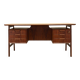 Teak desk, Danish design, 1970s, manufacturer: Omann Jun