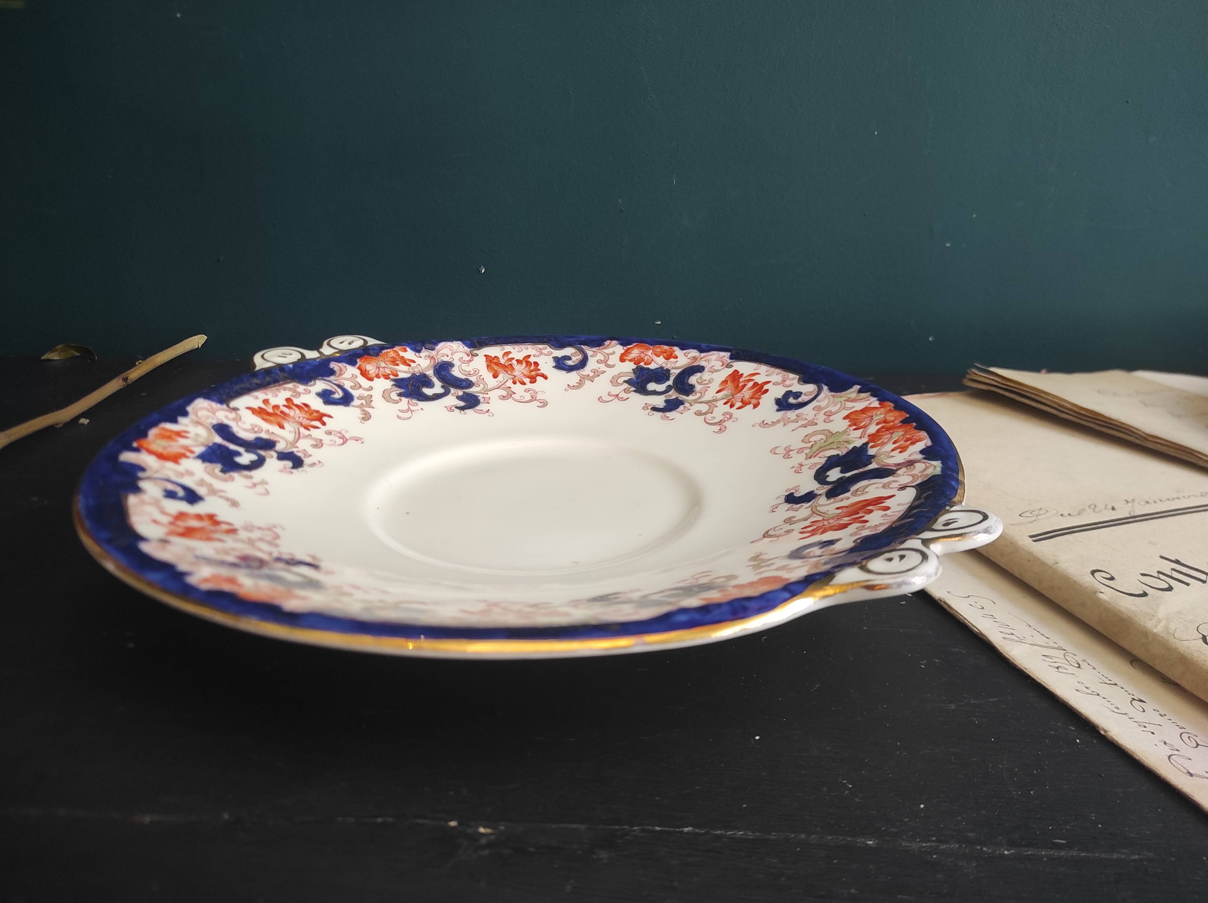 Antique Adderley & Co Lisbon pattern bon china serving plate