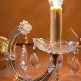 Old set of 2 Marie Thérése lamps with tassels