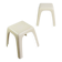 Beige plastic mid-century stools model No. by Valenti Milano Italy