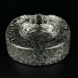 Vintage frosted glass ashtray by Kosta Boda, Sweden, 1970s.