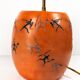 Vintage textured ceramic table lamp