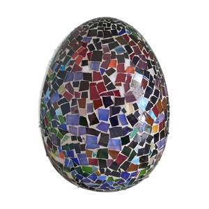 Lampe à poser en mosaïque