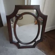 Art Deco mirror with beading