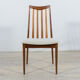 Mid-century teak and fabric dining chairs by Leslie Dandy for G-Plan, 1960s, Set of 8