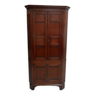Meuble d'angle ancien en acajou