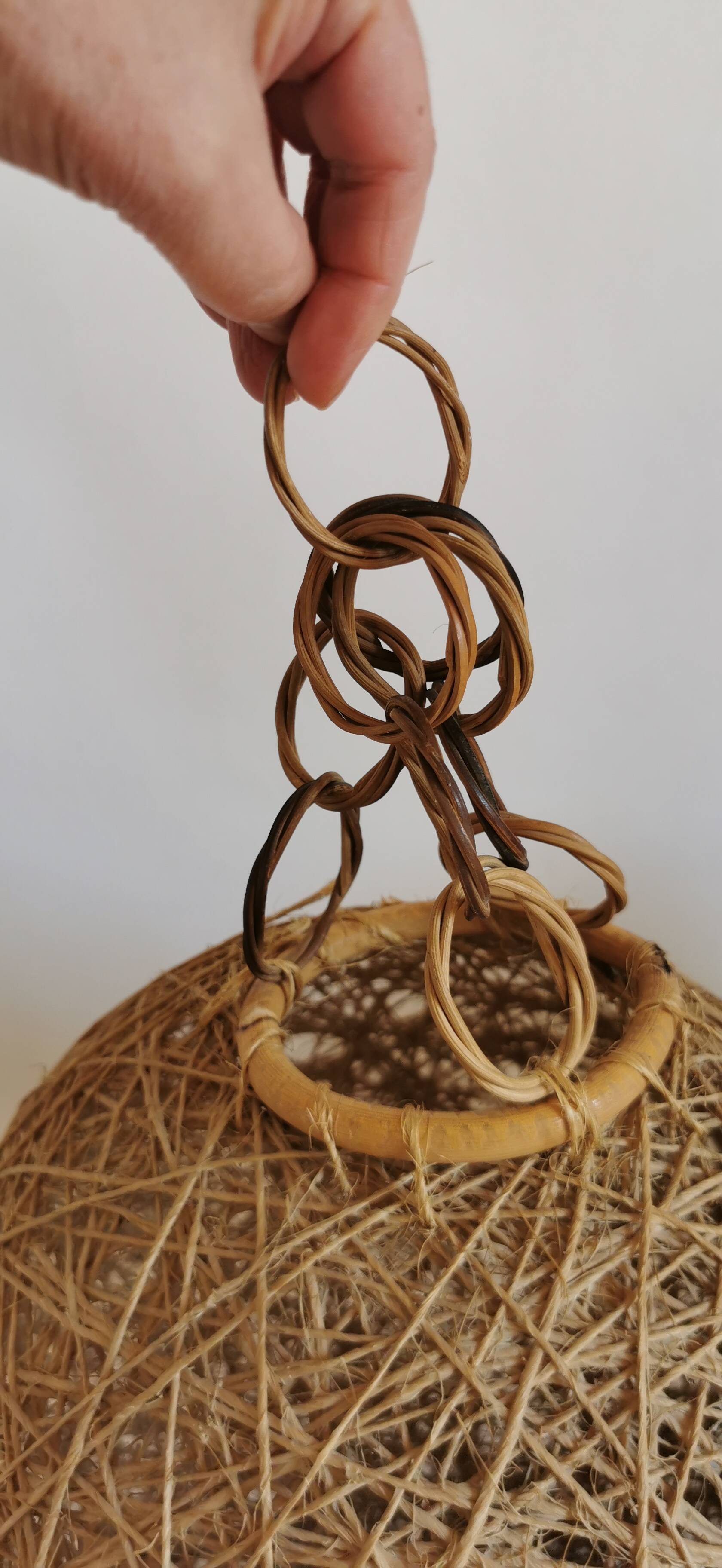 Rattan lampshade 28 cm
