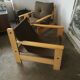 Paire de fauteuils vintage en bois
