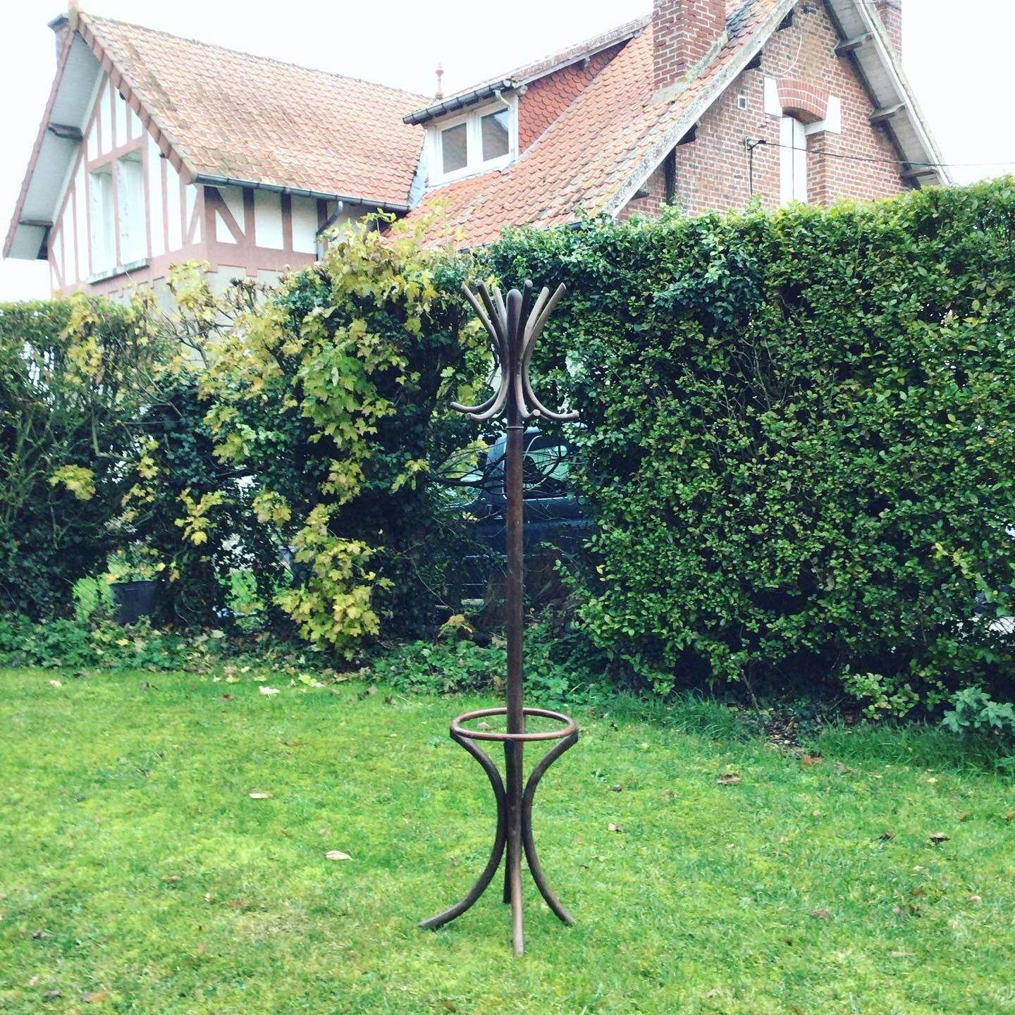 Art Deco parrot coat holder