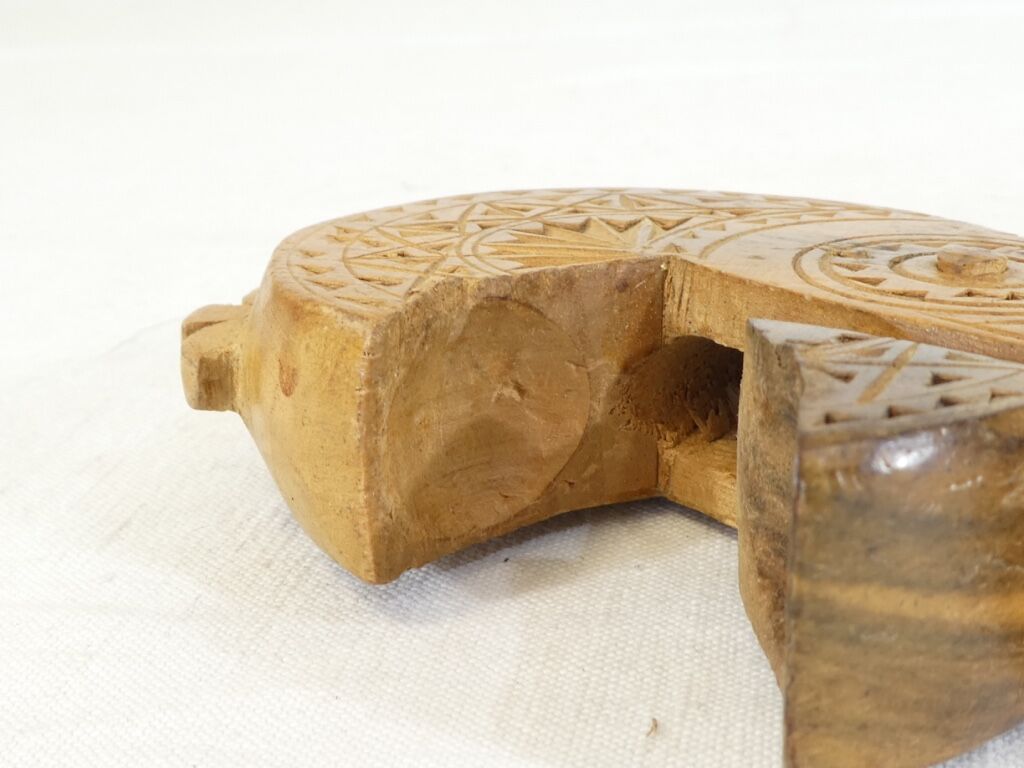 Old wooden nut cracker