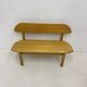 Vintage Danish Ansager mobler solid wooden bench , 1970s