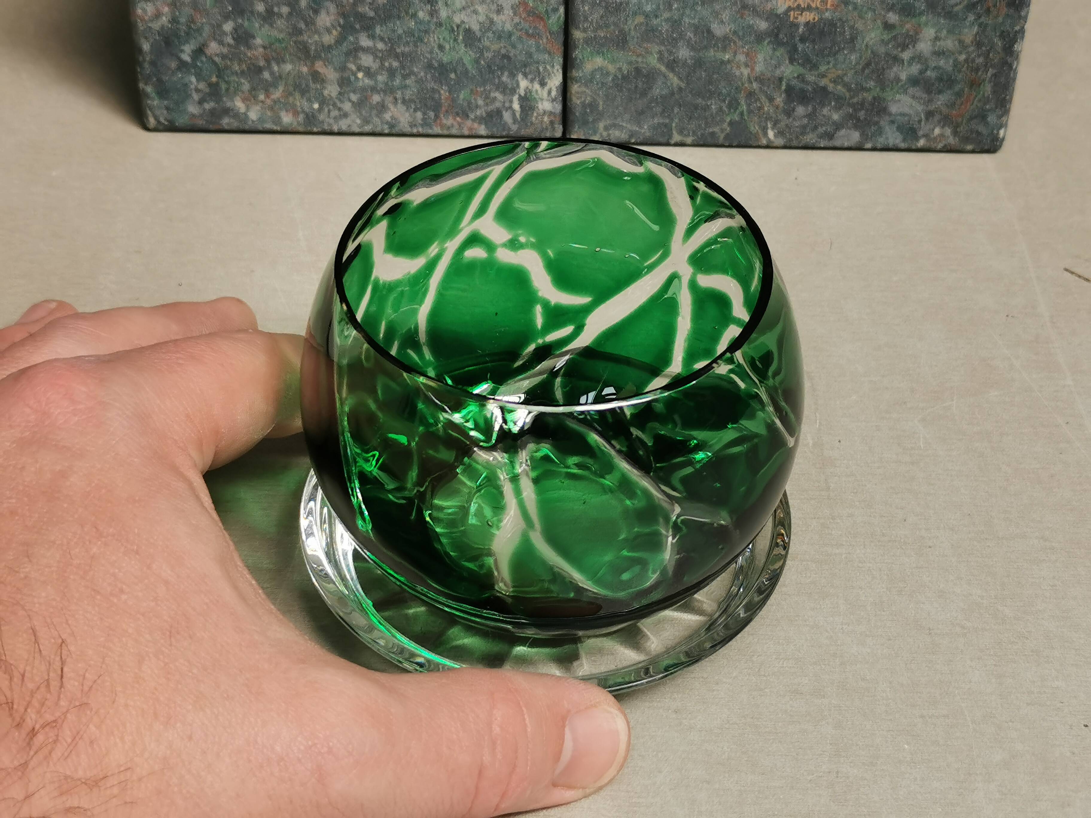 Crystal tealight holder from St. Louis