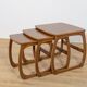 Mid-Century Teak Nesting Tables from Parker Knoll, United Knigdom,1960s.