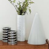 Large spring pen holder in steel – 1970s design