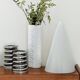 Large spring pen holder in steel – 1970s design