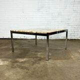 Table basse vintage onyx & époxy