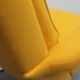 1970s swing-chair yellow Cor, design Reinhold Adolf