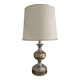Grande lampe Space Age en métal chromé et doré