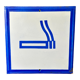 Smoking area vintage Europe industrial enamel sign decoration