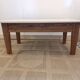 Farmhouse style coffee table, pitch pine base