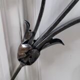 2 antique wrought iron doors