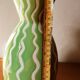 Almond green vase
