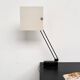 Rare desk/table lamp "WO" by Sacha Ketoff - Aluminor Edition, circ