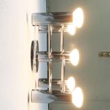 Vintage German Space Age ceiling lamp by Gaetano Sciolari for Leola, 1970s.