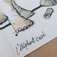 Lithograph greeting card by Renald Searle - 1981 -