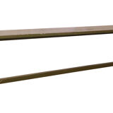 Old original Burmese teak teak bench with green patina