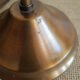 Brass suspension and smoked glass - vintage