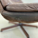 Vintage Danish Reclining Lounge Chair By Madsen & Schübel, 1970S