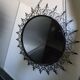 Authentic Sun Mirror Chaty Vallauris – Wrought Iron – 1950s/60s Era