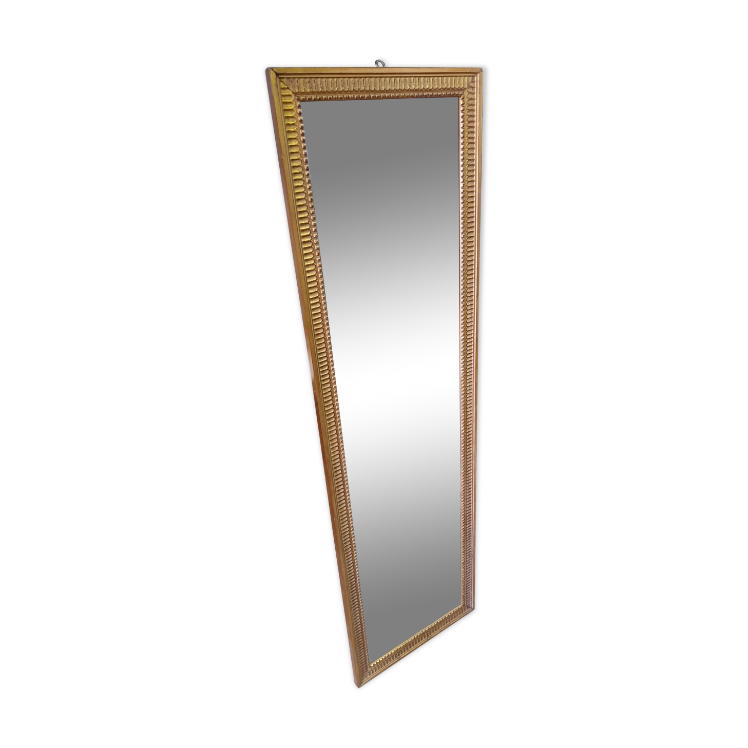 Miror rectangulaire en bois doré 1950 - 143x41cm