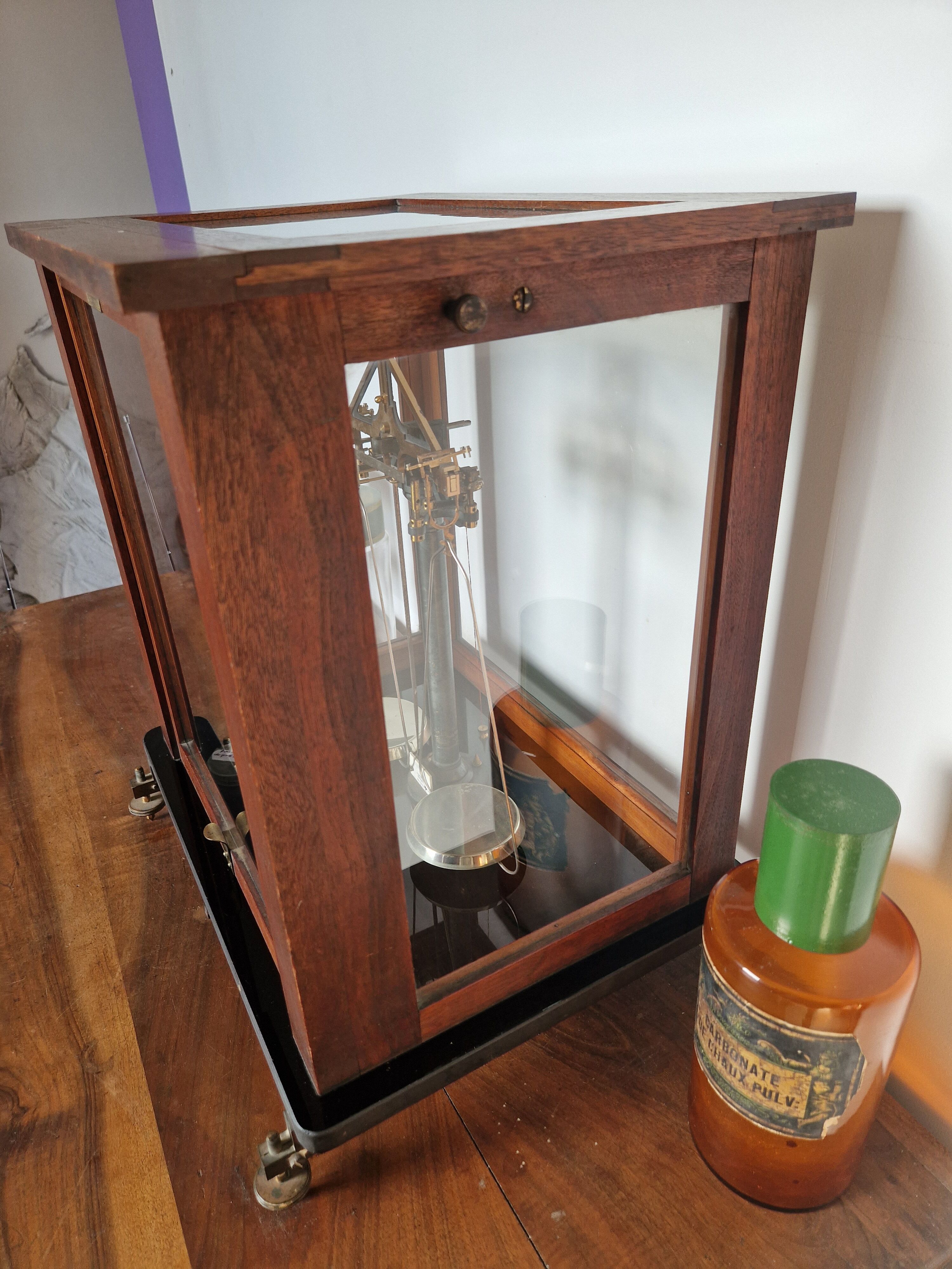 Old laboratory balance by F.Sartorius Göttingen