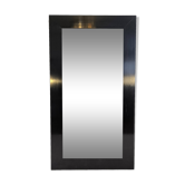 Very beautiful large timeless mirror, black lacquered in good condition, not pitted