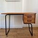 Bureau vintage en chêne