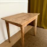 Renovated wooden side table or small desk