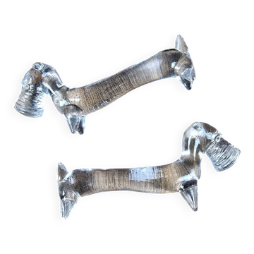 Set of 2 vintage Scottish Terrier knife rests – The Rose Tin