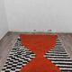 Azilal rug woven in natural wool 250cm x 150cm